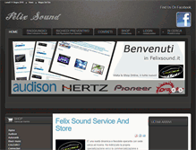 Tablet Screenshot of felixsound.com